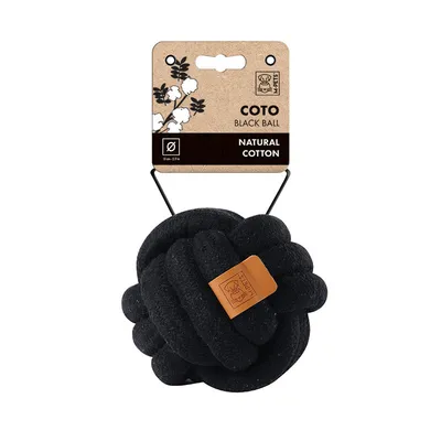 MPETS Jouet COTO Ball Couleur NOIR Taille 15cm