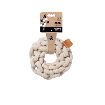 MPETS Jouet COTO Ring 13 cm - Blanc