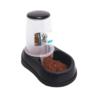 M-PETS FOOD DISPENSER - Noir - 1500 ml M-PETS FOOD DISPENSER - Noir - 1500 ml