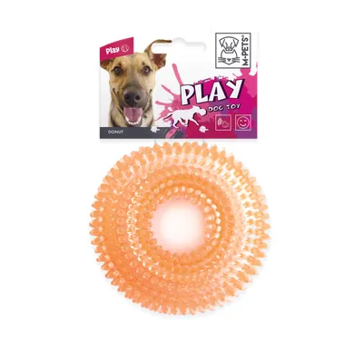 M-PETS DONUT - Ø 9 cm Bleu, Jaune, Orange