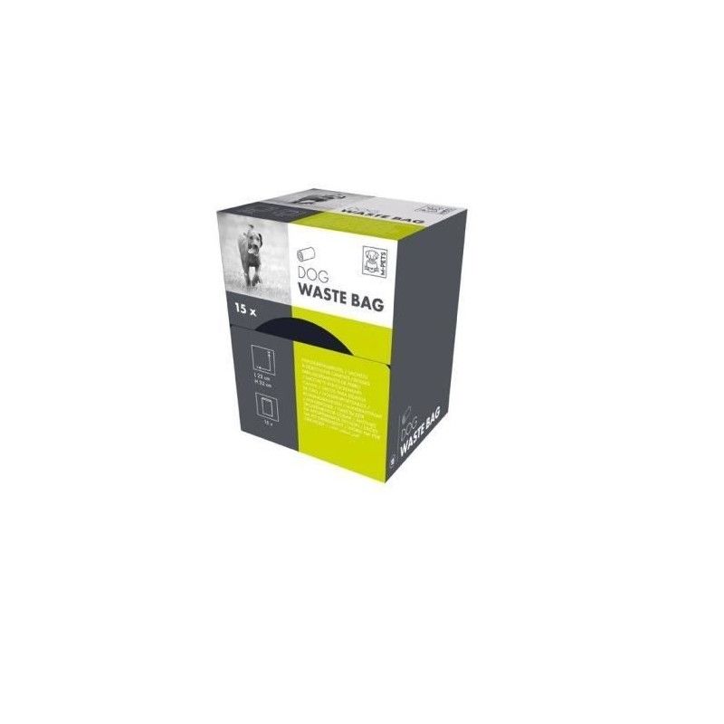 M-PETS Waste Bags Black Display 64 x 15 pcs