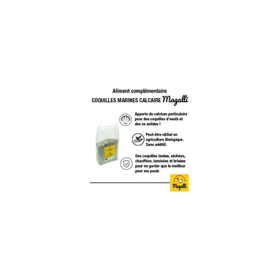 MAGALLI - Magalli Coquilles Marines Calcaire - Source De Calcium
