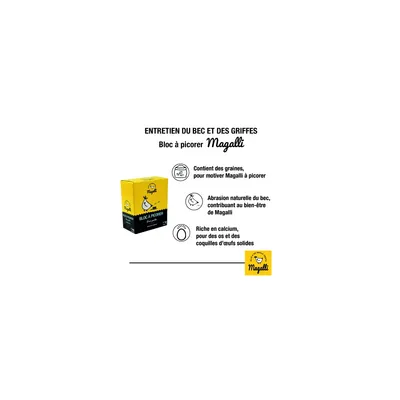 MAGALLI - Magalli Bloc A Picorer - Alimentation Poules