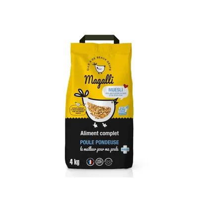 MAGALLI - Magalli Aliment Complet Poules Pondeuses Bleu Blanc Coeur MAGALLI - Magalli Aliment Complet Poules Pondeuses Bleu Blanc Coeur