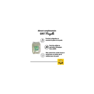 MAGALLI - Magalli Grit Poules - Digestion Et Coquilles Solides