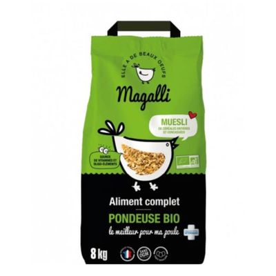 MAGALLI - Magalli Alimentation poule pondeuse bio 4 kg