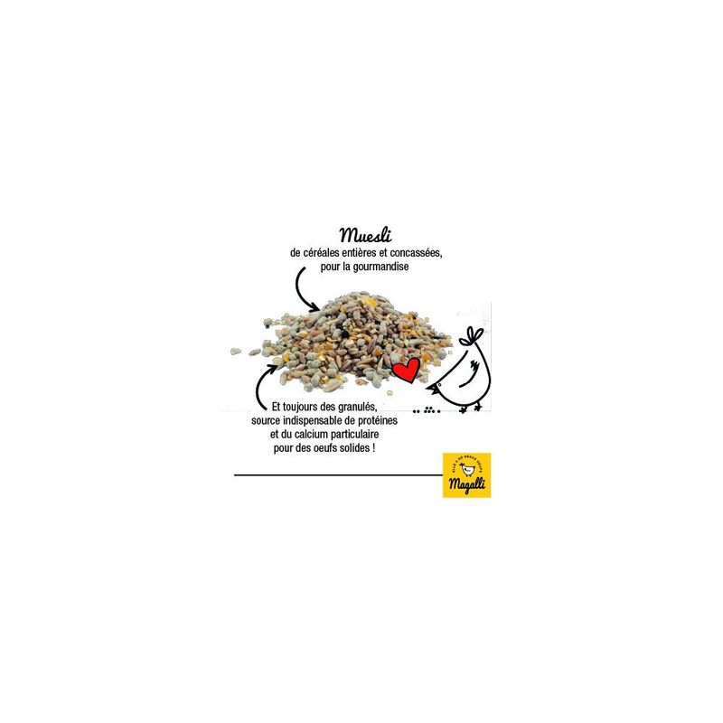 MAGALLI - Magalli Alimentation poule pondeuse bio