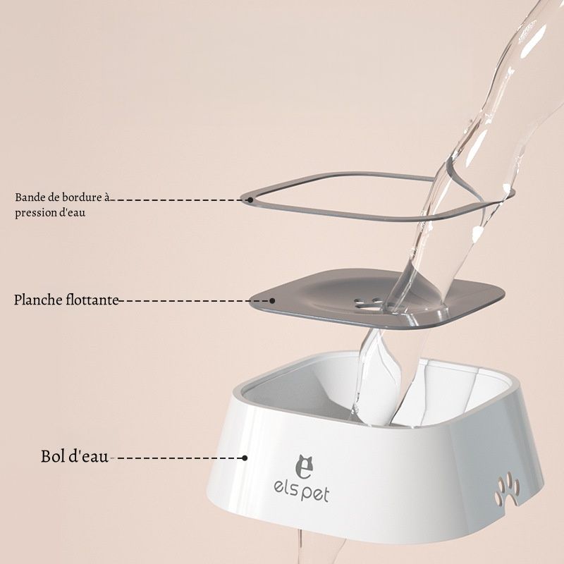 Petopia Bol flottant anti-mouillage pour chiens et chats