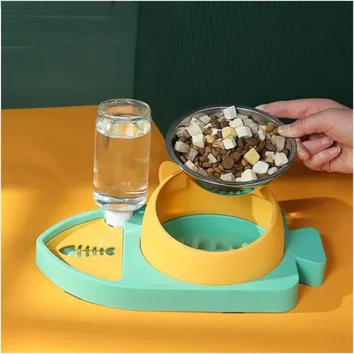 Petopia Baiser d'eau et distributeur de nourriture en pour animaux de compa