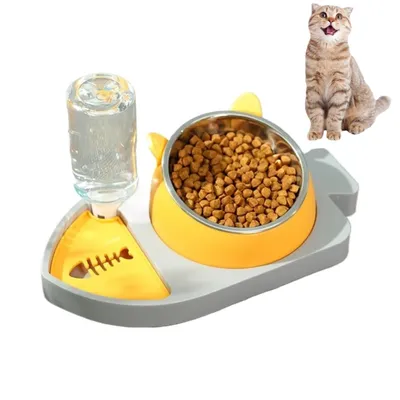 Petopia Baiser d'eau et distributeur de nourriture en pour animaux de compa Petopia Baiser d'eau et distributeur de nourriture en pour animaux de compa