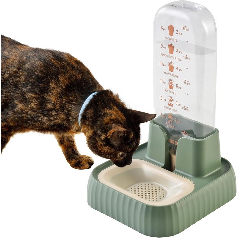 UAMLY Distributeur d'eau pour animaux de compagnie avec filtre