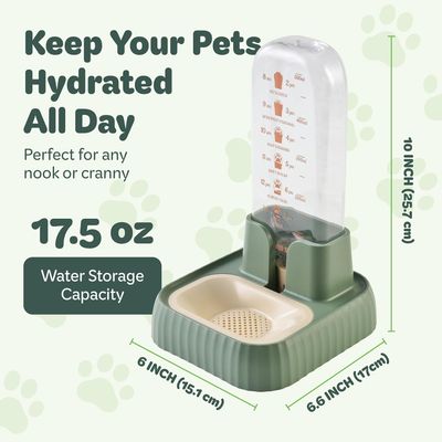 UAMLY Distributeur d'eau pour animaux de compagnie avec filtre