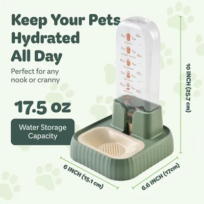 UAMLY Distributeur d'eau pour animaux de compagnie avec filtre
