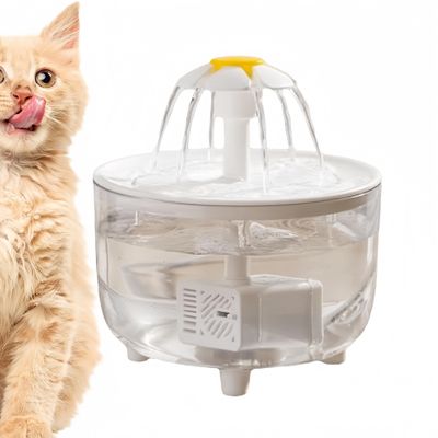 IntiMeg Fontaine à eau en forme de fleur pour chat
