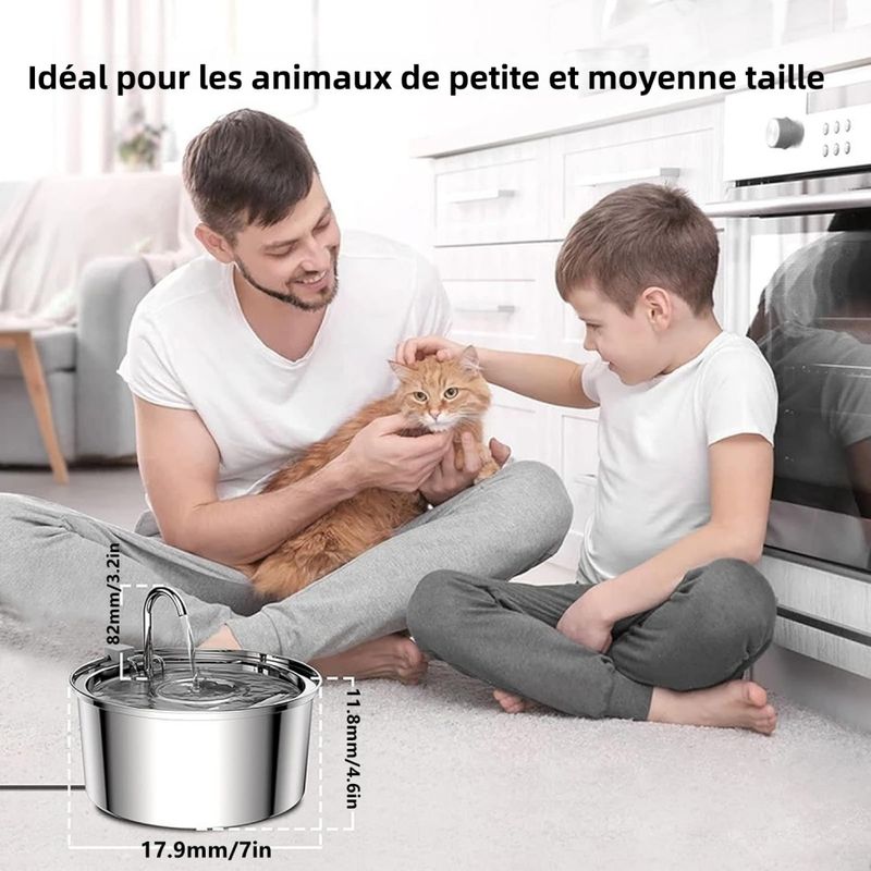 Pet Planet Fontaine À Eau Automatique Pour Chien Et Chat
