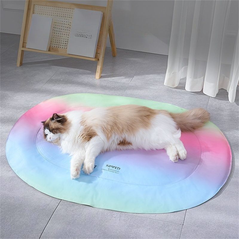 Pet Planet Matelas de refroidissement arc-en-ciel 40×50cm