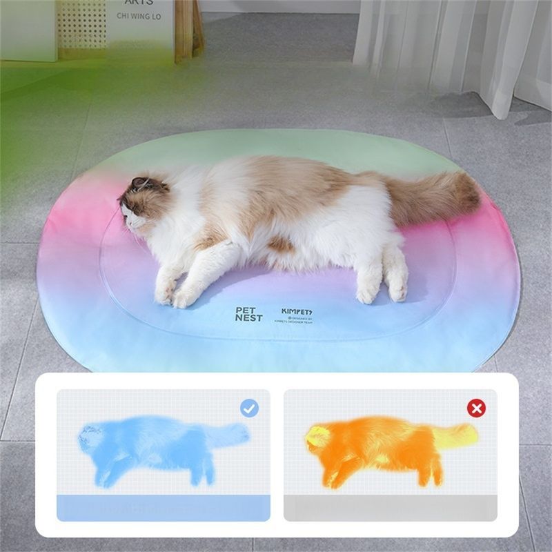 Pet Planet Matelas de refroidissement arc-en-ciel 40×50cm