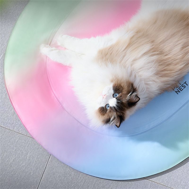 Pet Planet Matelas de refroidissement arc-en-ciel 40×50cm