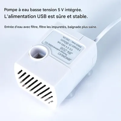 IntiMeg Baignoire avec circulation d'eau pour oiseaux