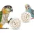 IntiMeg Lot de 3 balles naturelles à mâcher pour oiseaux