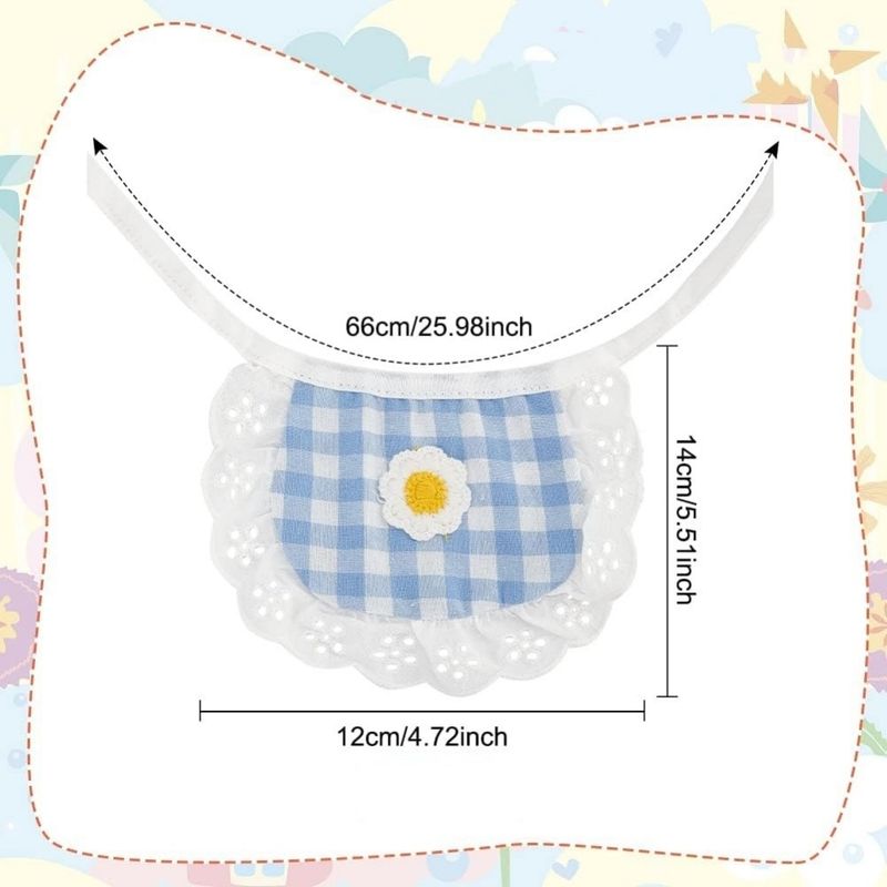 Pet Planet 4 Pcs Dentelle Bandana Pour Chien Chat