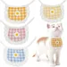 Pet Planet 4 Pcs Dentelle Bandana Pour Chien Chat