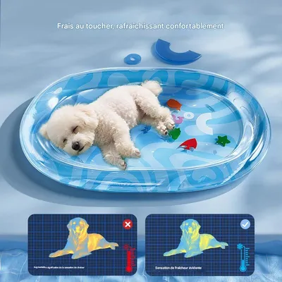 Petopia Lit d'eau rafraîchissant pour animaux de compagnie