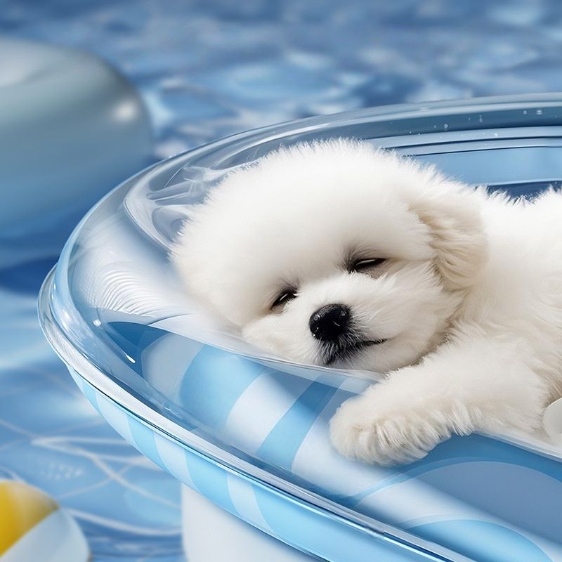 Petopia Lit d'eau rafraîchissant pour animaux de compagnie