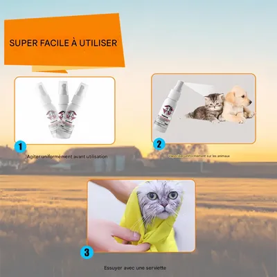 Pet Planet Spray antiparasitaire pour chats et chiens 25ml