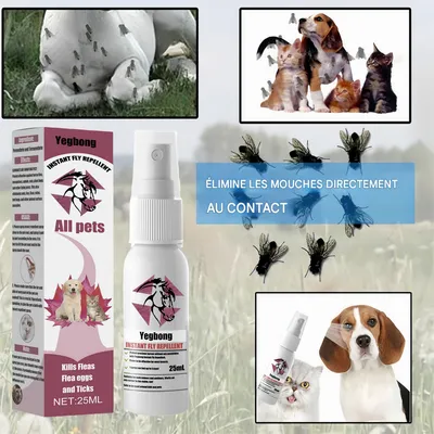 Pet Planet Spray antiparasitaire pour chats et chiens 25ml