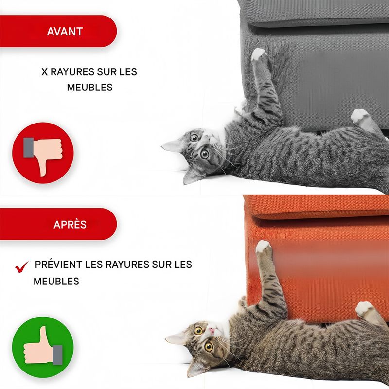 Pet Planet Ruban protecteur anti-griffures pour canapé