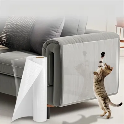 Pet Planet Ruban protecteur anti-griffures en PVC pour canapé Pet Planet Ruban protecteur anti-griffures en PVC pour canapé