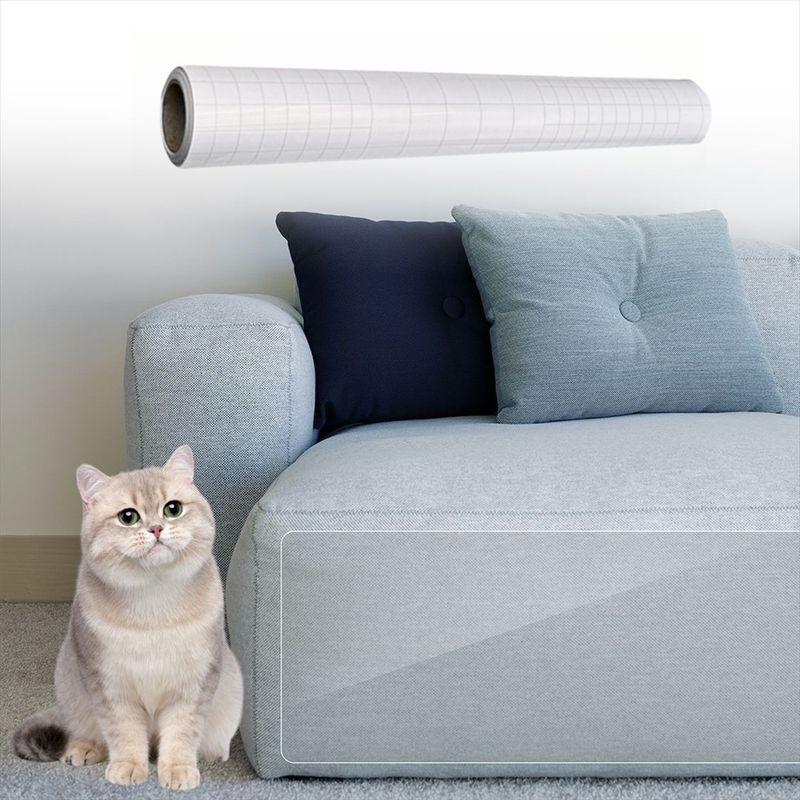 Pet Planet Ruban protecteur anti-griffures en PVC pour canapé