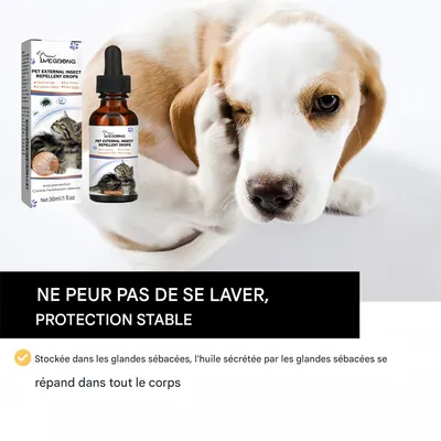 Pet Planet Lotion antiparasitaire externe pour animaux de compagnie