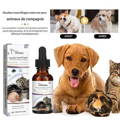 Pet Planet Lotion antiparasitaire externe pour animaux de compagnie
