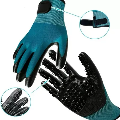 Petopia Gant de toilettage pour animaux de compagnie