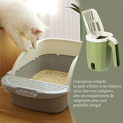 Petopia Pelle à litière intégrée pour chats