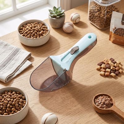 Petopia Cuchara medidora para croquetas de gato y perro