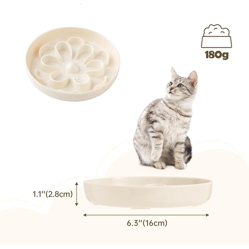 UAMLY Gamelle anti-glouton pour chat