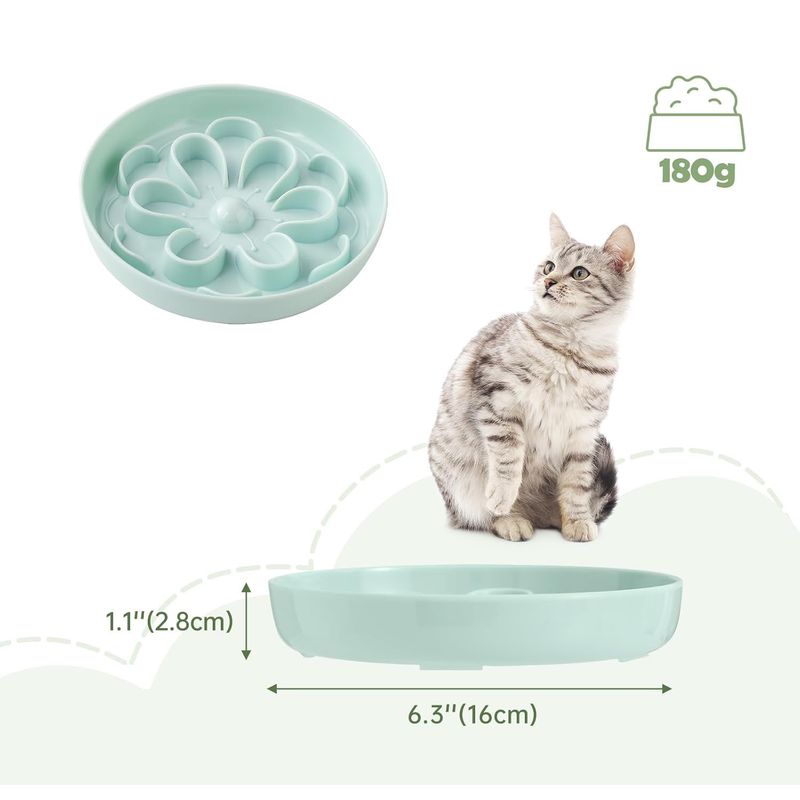 UAMLY Gamelle anti-glouton pour chat
