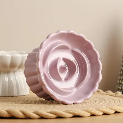 UAMLY Gamelle surélevée anti-avalement en céramique pour chat