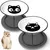 UAMLY Gamelle surélevée pour chat avec tapis en silicone UAMLY Gamelle surélevée pour chat avec tapis en silicone