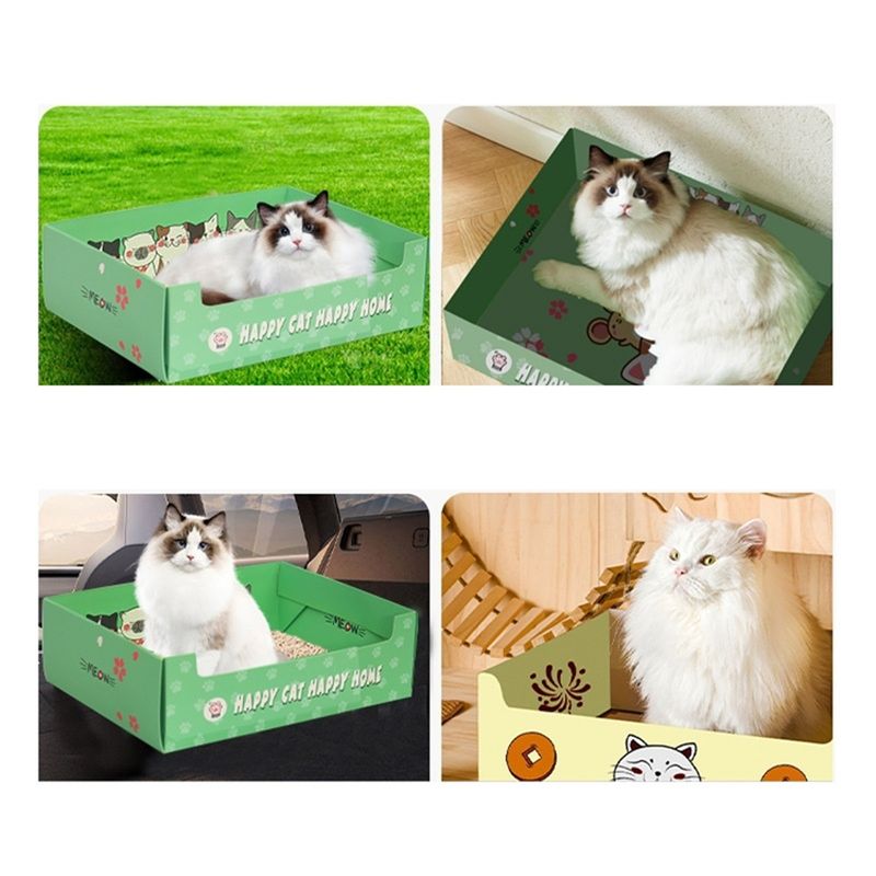 Pet Planet Boîte à litière jetable pour chat