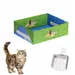 FurryFusion 3er-Pack Einweg-Katzenstreu-Eimer aus Papier
