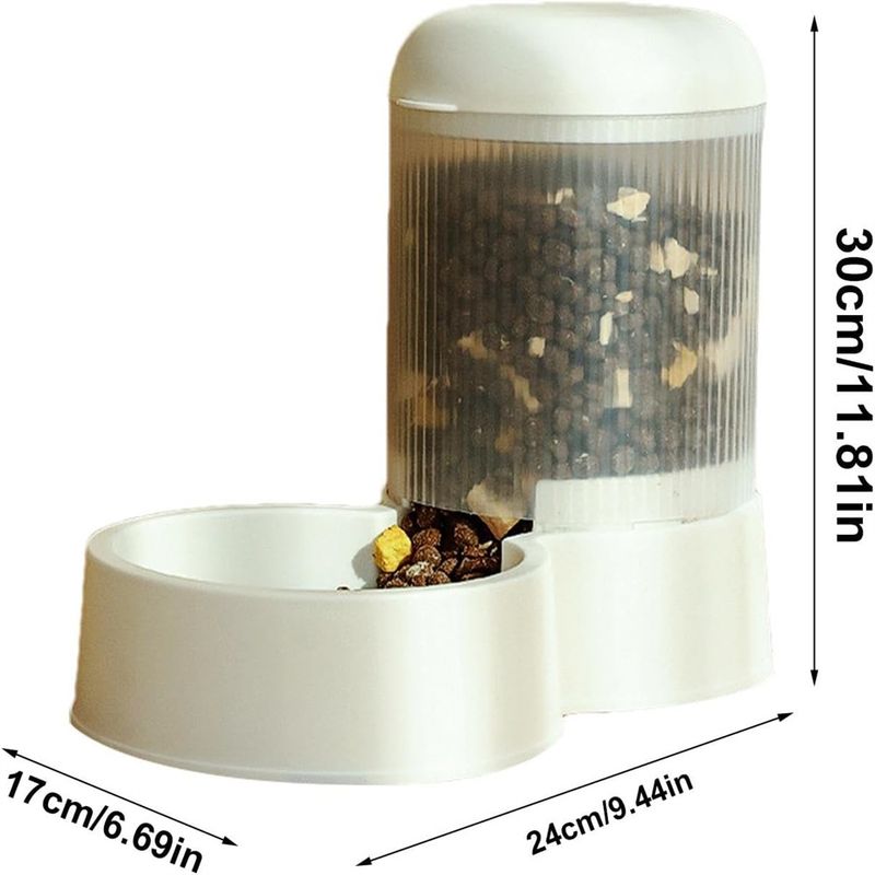 Petopia Distributeur d'eau et de nourriture automatique pour animaux de com