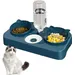 UAMLY 3-in-1 Automatischer Futter- und Wasserspender für Katzen