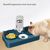 UAMLY Distributeur automatique de nourriture et d'eau 3 en 1 pour chat