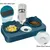 UAMLY Distributeur automatique de nourriture et d'eau 3 en 1 pour chat