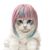 Perruque pour animaux: Simili-cheveux réaliste, ajustable