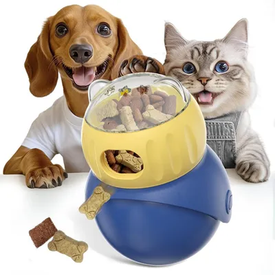 Petopia Jouet éducatif pour chats en forme d'hibou-bobinette